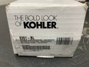 Kohler K-9351-BL Expanse 60" - 72" Adjustable Curved Shower Rod with Contemporary Design - Matte Black