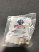 Hickory Hardware P3054-SS Williamsburg 1-1/4" Traditional Rustic Farmhouse Classic Oval Egg Cabinet Knob / Drawer Knob with Mounting Hardware - Stainless Steel
