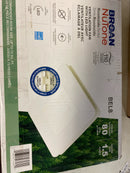 Broan BEL8 Roomside 80 CFM 1.5 Sone Ceiling Mounted Energy Star Certified Bath Fan with CleanCover and SlideClip Grille Technology - White