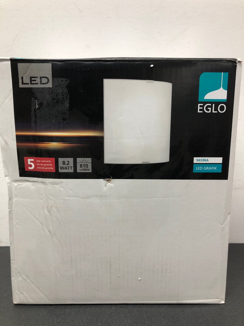 Eglo 94598A Grafik 1-Light Silver LED Wall Sconce