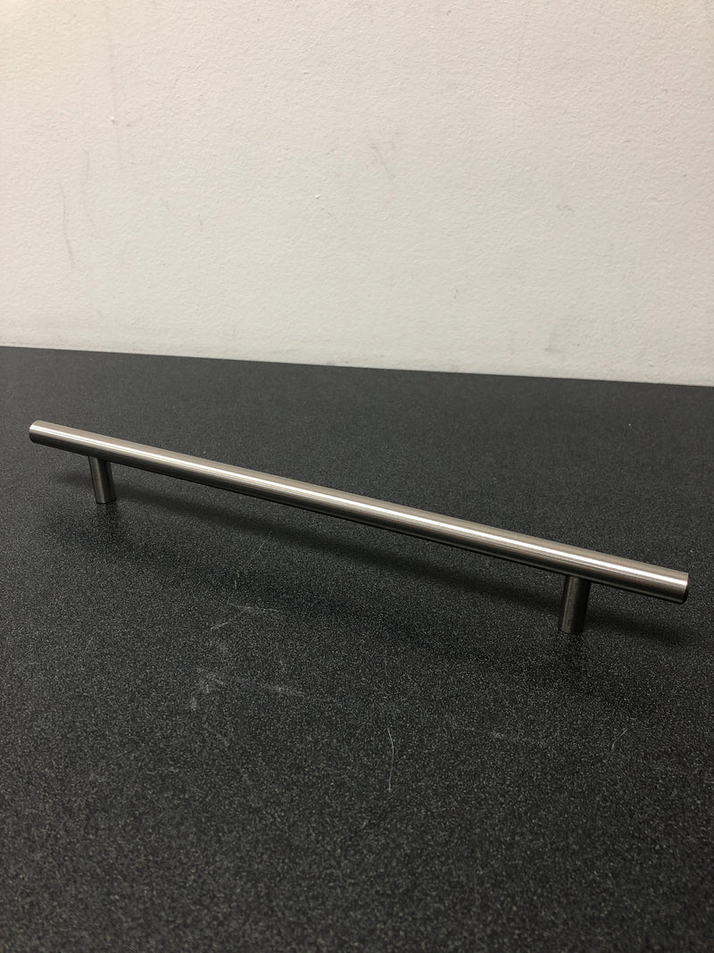 12" Bar Cabinet Pull with 9" Center to Center Satin Nickel Finish