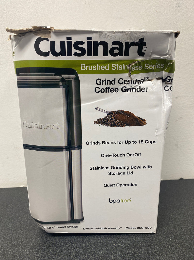 Cuisinart DCG-12BC Grind Central 3 oz. Brushed Stainless Steel Blade Coffee Grinder