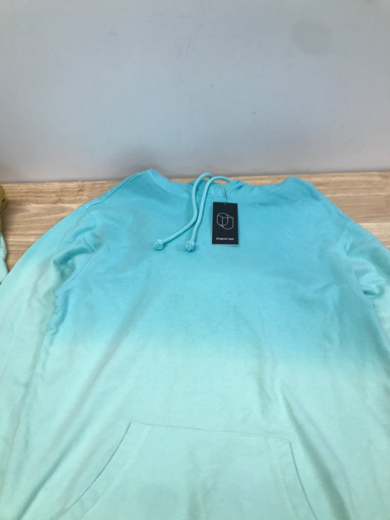 Men's Tie-Dye Regular Fit Hooded Pullover Sweatshirt - Original Use (Aqua Green) (as1, alpha, s, regular, regular, Aqua Green, Small)