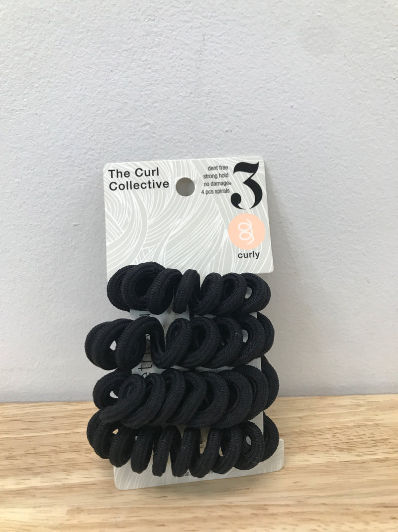 Scunci Curl Collective - Curly Spiral, 4 Count