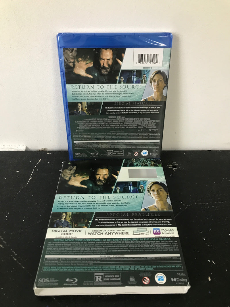The matrix resurrections (blu-ray + dvd + digital)