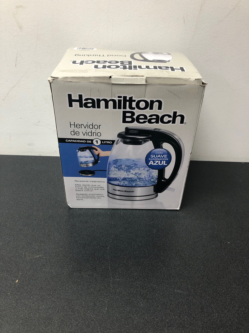 Hamilton beach 40930 4-Cups Glass Cord Free Electric Kettle