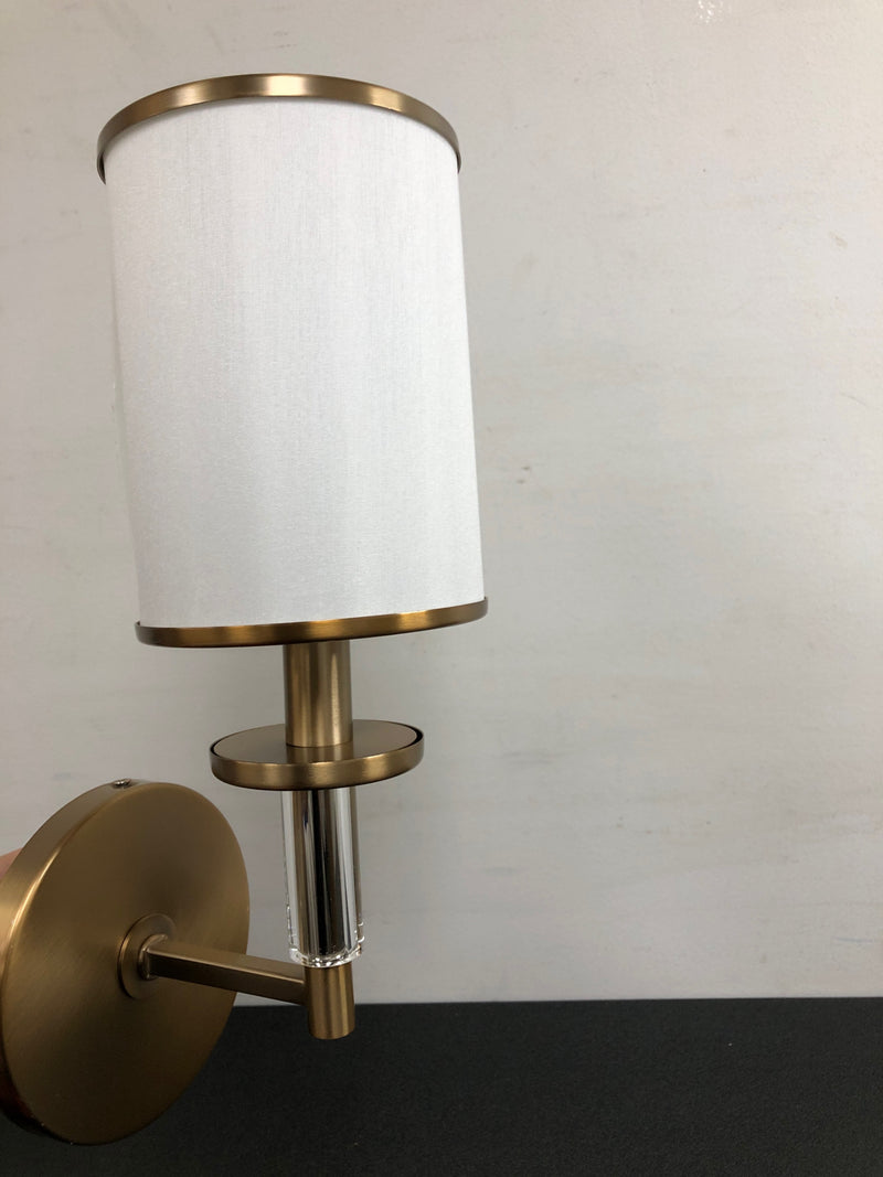 Crystorama Lighting Group HAT-471-VG Hatfield Single Light 19" Tall Wall Sconce - Vibrant Gold