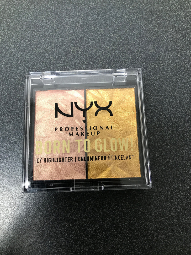 Nyx professional makeup born to glow highlighter duo, rock candy, 0.07 oz.