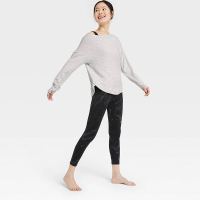 Women's super soft modal sweatshirt - all in motion™ heathered gray xl