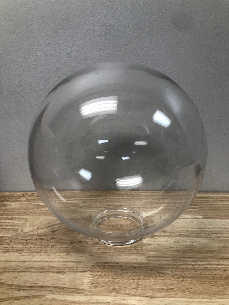 Solus S20012-CL-4F 12 in. Dia Globe Clear Smooth Acrylic with 3.91 in. Outside Diameter Fitter Neck