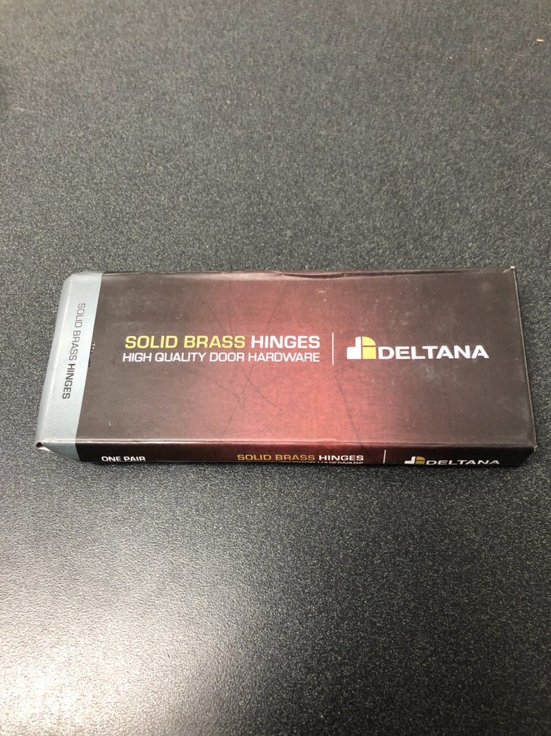 Deltana PH40U19 4-3/8" x 5/8" x 1-7/8" Solid Brass Pivot Hinge - Paint Black