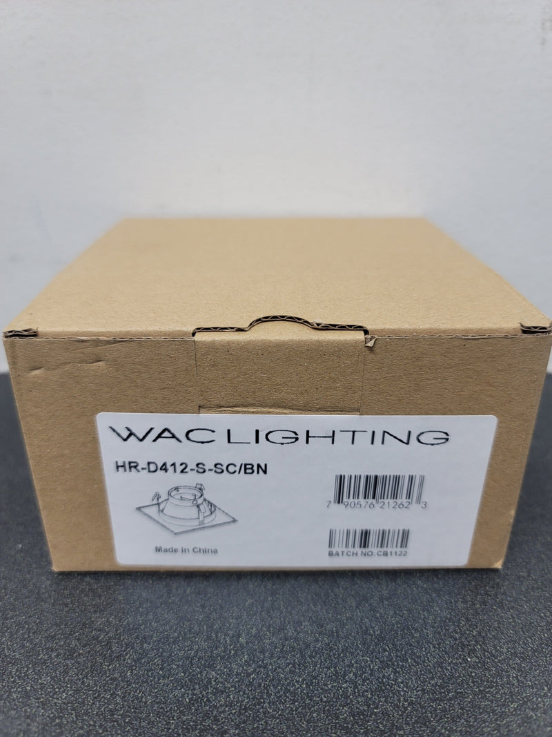 WAC Lighting HR-D412-S-SC/BN WAC 5" Adjustable Reflector Recessed Trim - Brushed Nickel / Clear