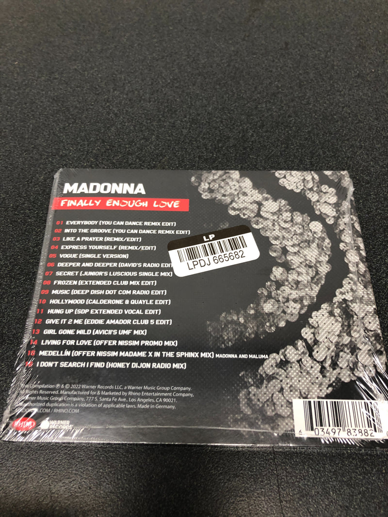 Madonna - finally enough love - cd