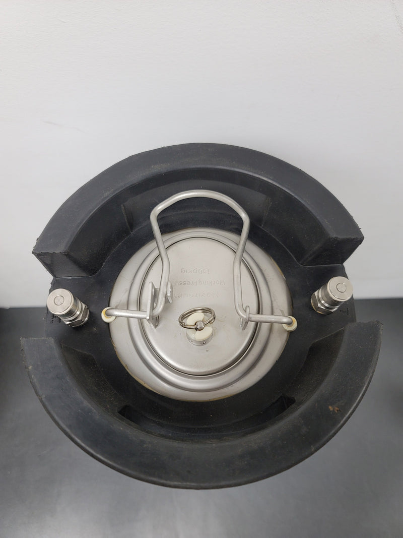 AMCYL 5GRUBKEG 5 Gallon Steel Cornelius Homebrew Keg with Rubber Handles - N/A