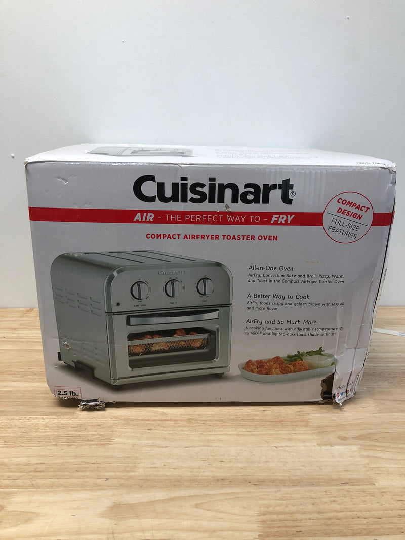 Cuisinart TOA-26 1500-Watt Stainless Steel Compact Airfryer Toaster Oven