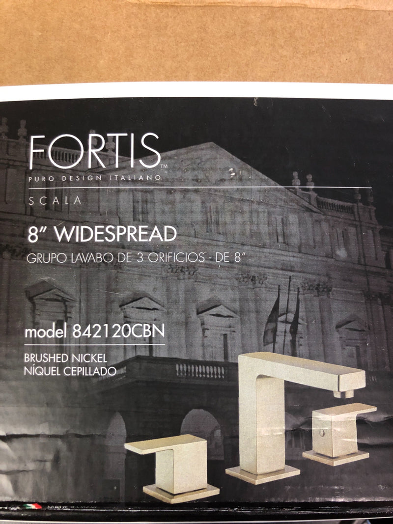 Fortis Scala 1.2 GPM Widespread Bathroom Faucet with Pop-Up Drain Assembly