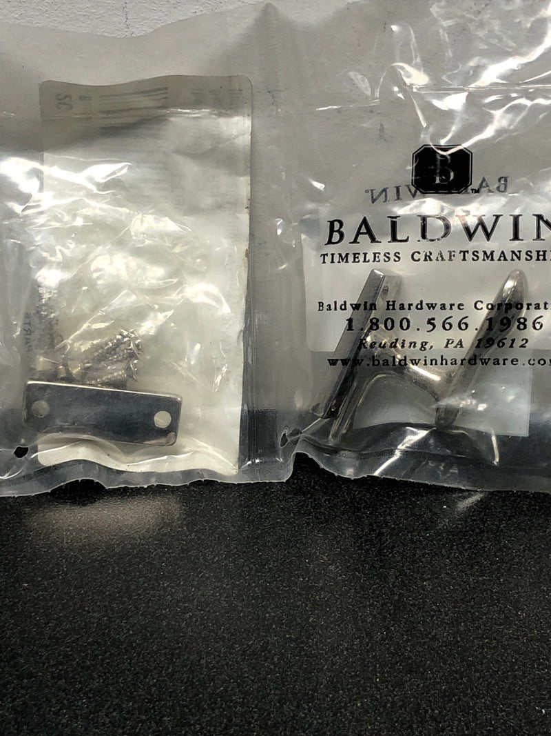 Baldwin 0491140 Casement Fastener, Bright Nickel