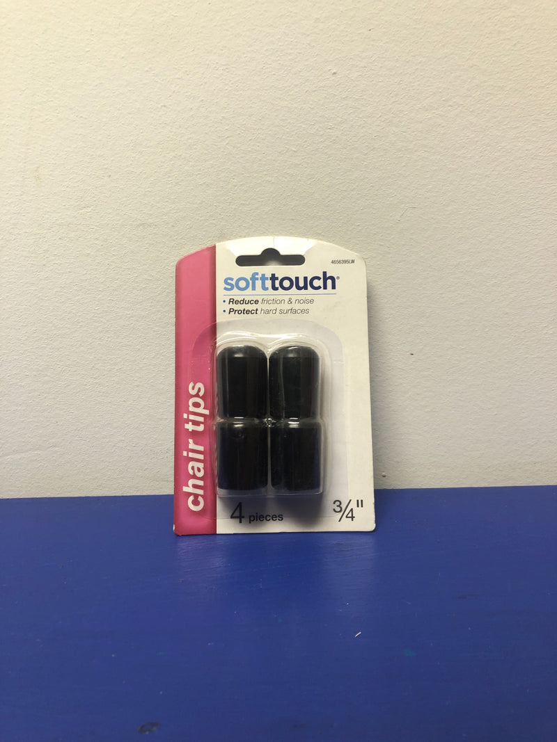 SoftTouch 4-Pack 3/4-in Black Plastic Hi Tip