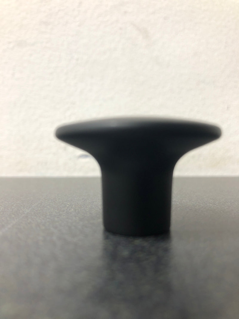 Schwinn Hardware 59342 1-1/4 Inch Mushroom Cabinet Knob - Matte Black