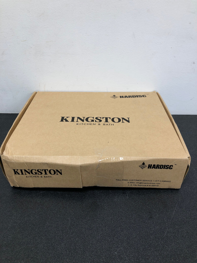 Kingston Brass KS1241AX Heritage 1.8 GPM Widespread Bridge Kitchen Faucet - Includes Escutcheon - Polished Chrome