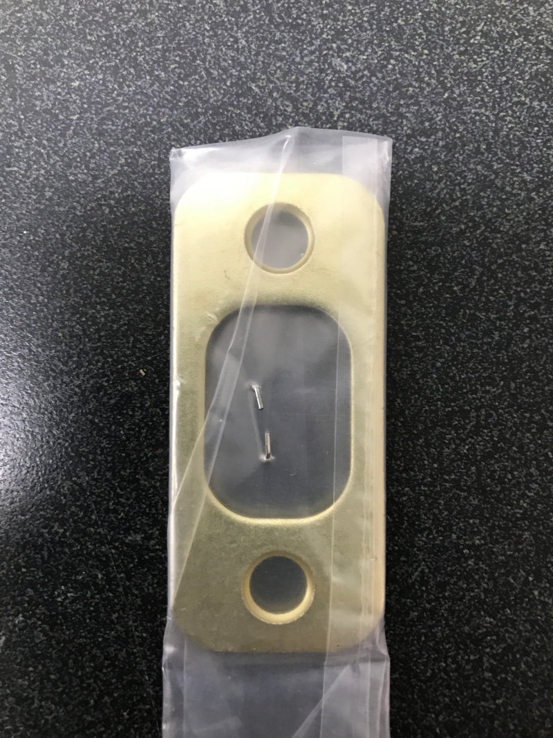 J Series Deadbolt Rad Strike Finish: Bright Brass