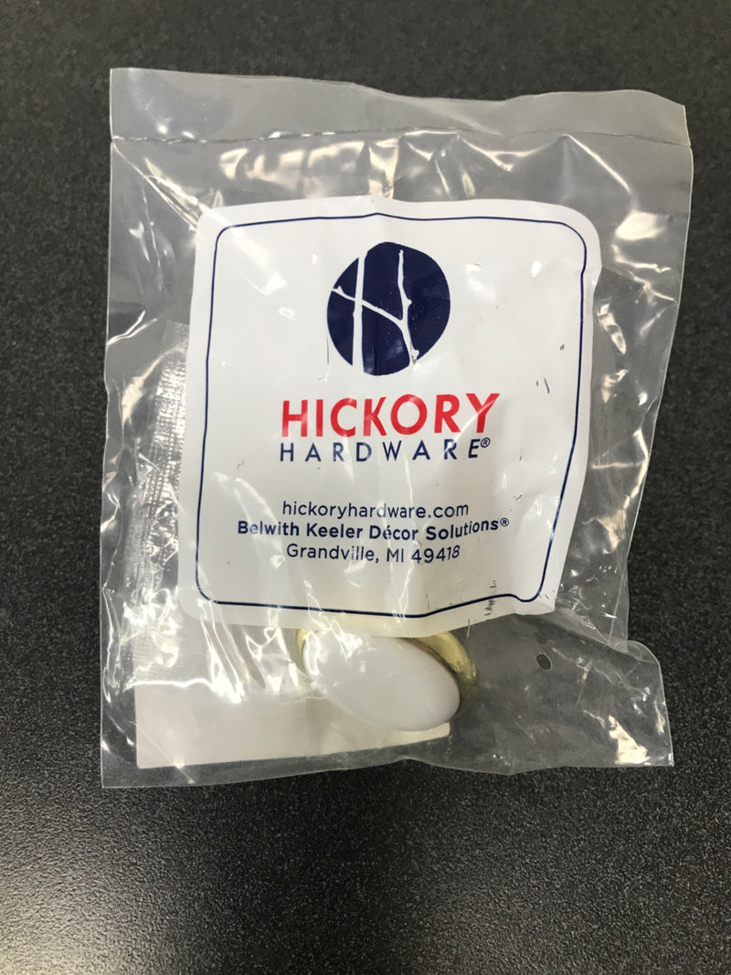 Hickory Hardware P427-W Tranquility 1-3/8 Inch Mushroom Cabinet Knob - White