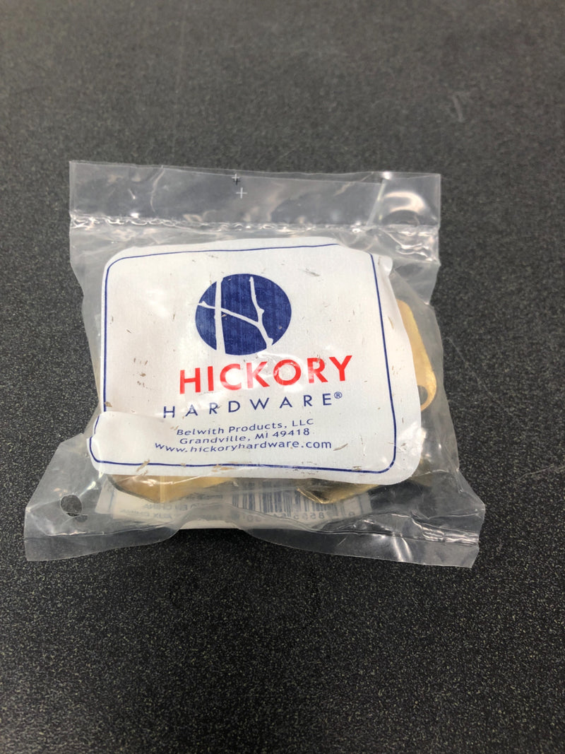 Hickory hardware p2710f-3 polished brass semi-concealed hinge 2-pack