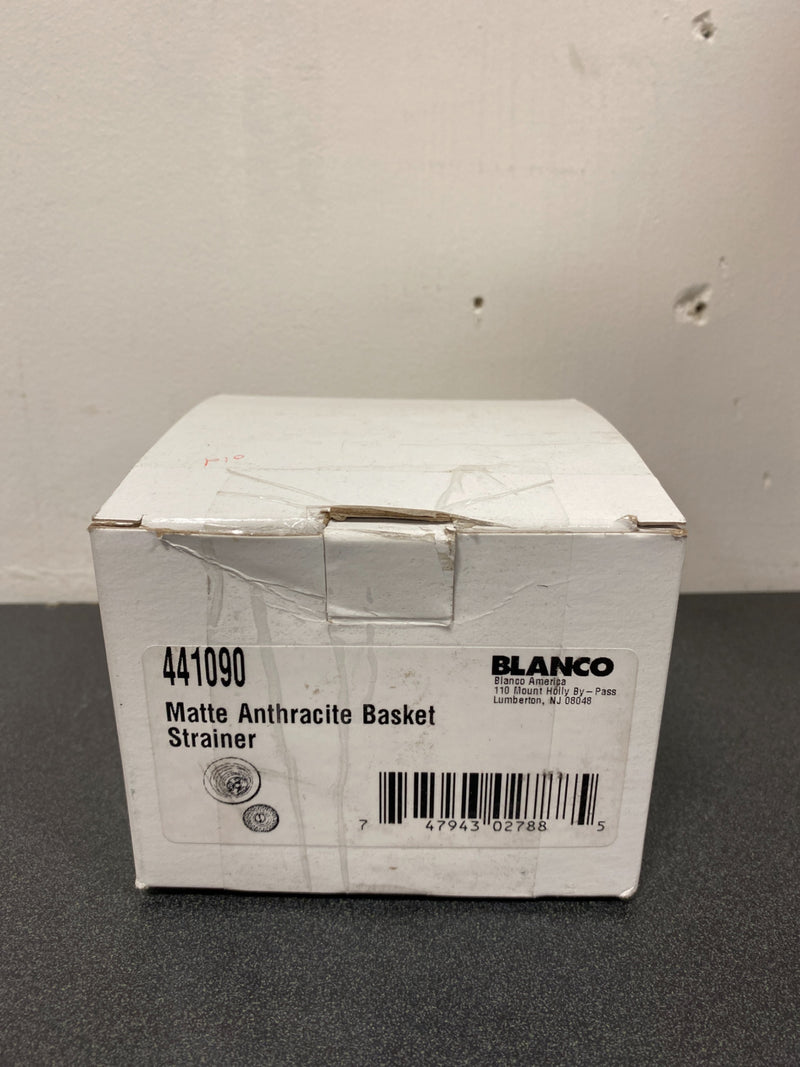 Blanco 3.5 in. Decorative Basket Strainer in Anthracite-441090