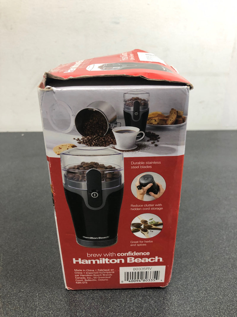 Hamilton beach 80335R 4.5 oz. Black Coffee Grinder