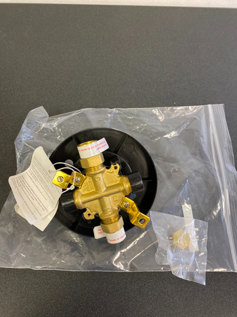 PROFLO Pressure Balanced CPVC Ceramic Tub and Shower Valve without Stops (1/2" Connection)