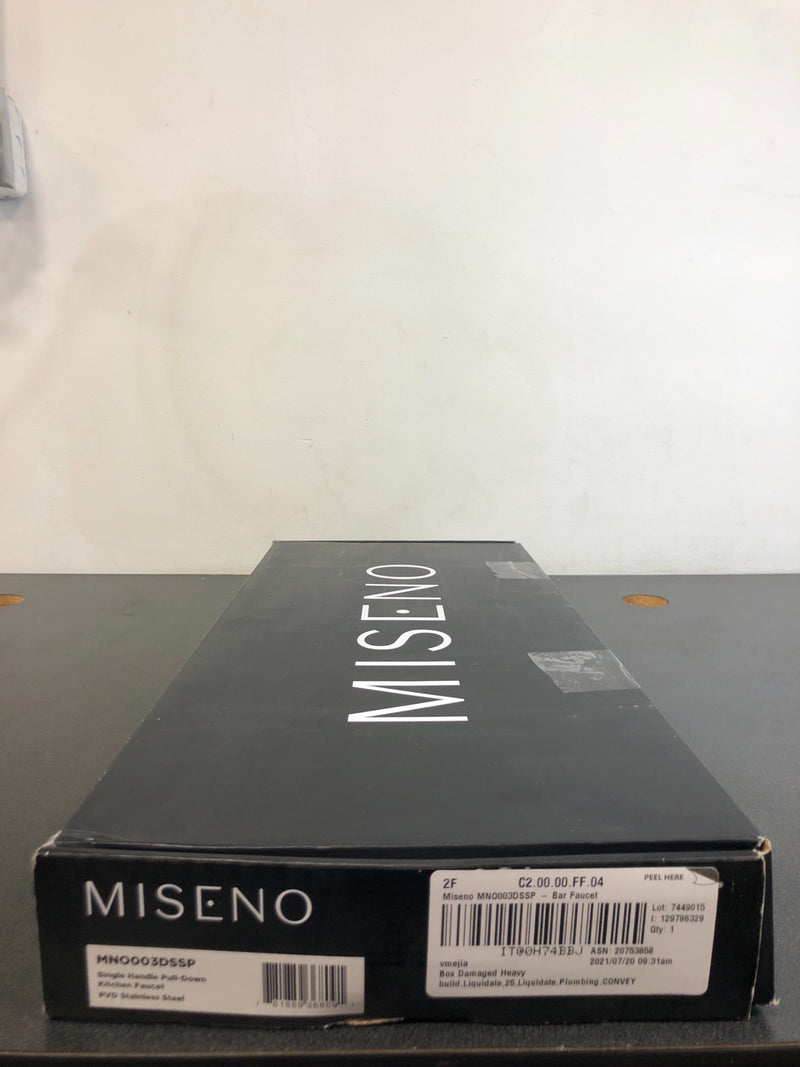 Miseno Mia Bar & Prep Faucet with Single Function Pull-Down Spray Head