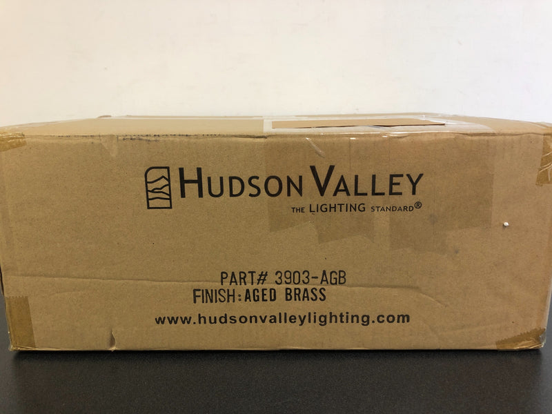 Hudson Valley Lighting Wentworth 3 Light 16" Wide Bathroom Vanity Light - Aged Brass