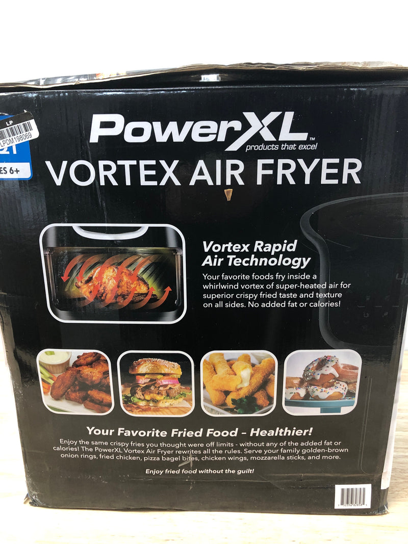 7-Quart Black Vortex Air Fryer