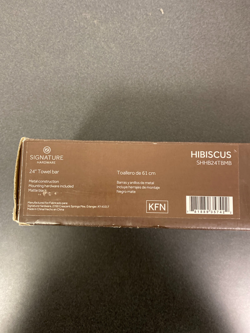 Signature Hardware Hibiscus 24" Towel Bar