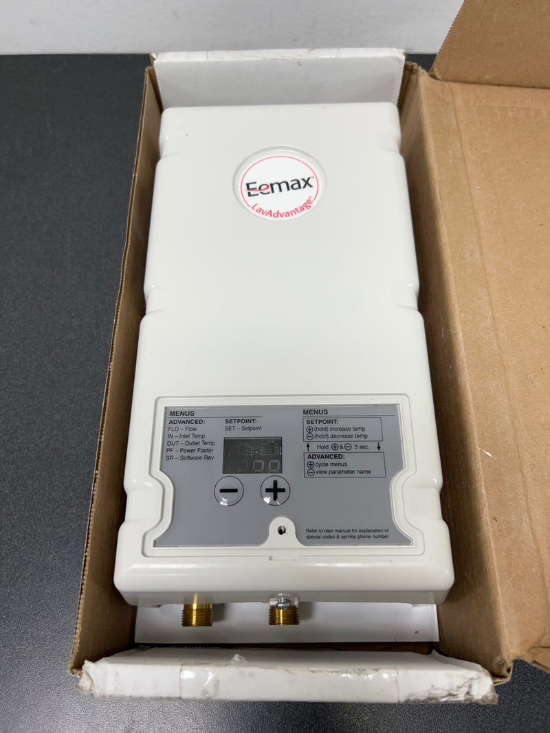 Eemax SPEX3512T LavAdvantage 3 GPM, 3.5 Kilowatt, 120 Volt Electric Point of Use Tankless Water Heater - White