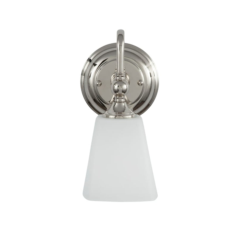 Park Harbor Matina Single Light 5-1/4" Wide Bathroom Sconce with Frosted Glass Shade