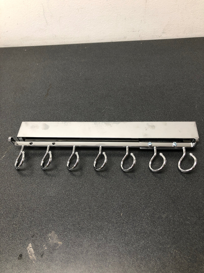 Rev-A-Shelf CSFRSL-14-CR-1 Sidelines 13-3/4 Inch Pull Out Scarf Rack - Chrome
