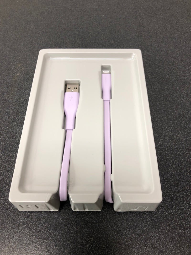 3' lightning to usb-a flat cable - heyday™ soft purple