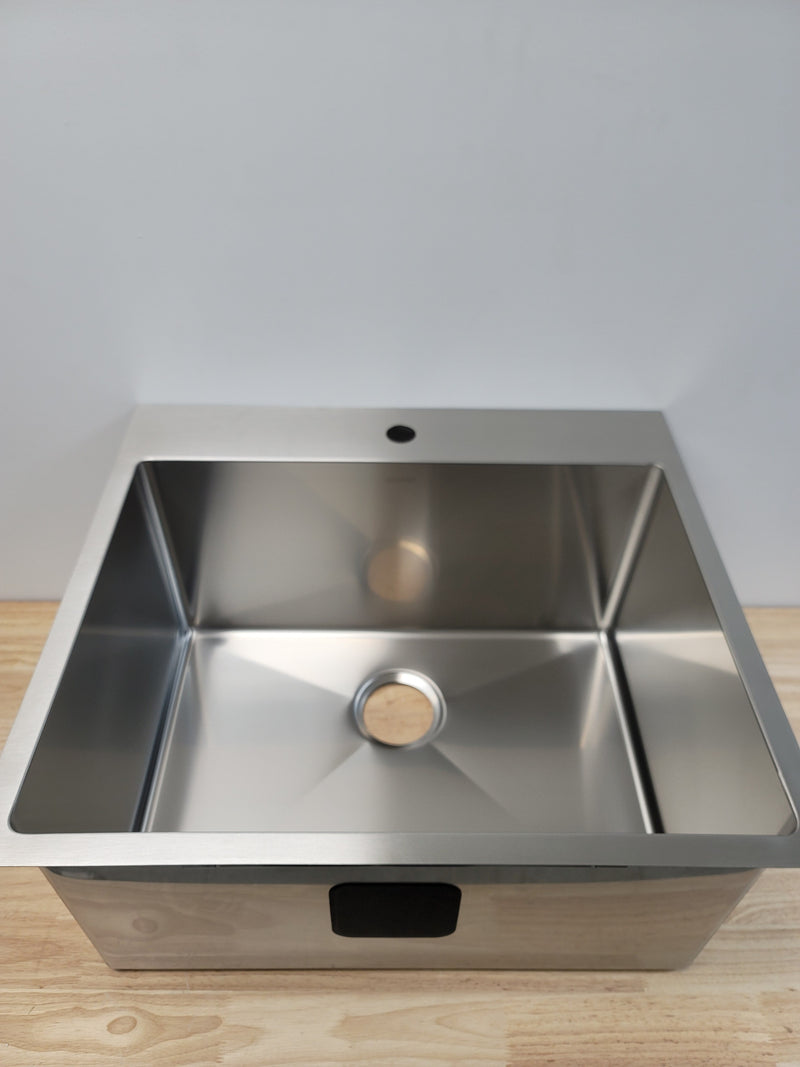 Blanco 522136 Quatrus 25" Single Basin Laundry Sink for Drop-In or Undermount Installations - Satin