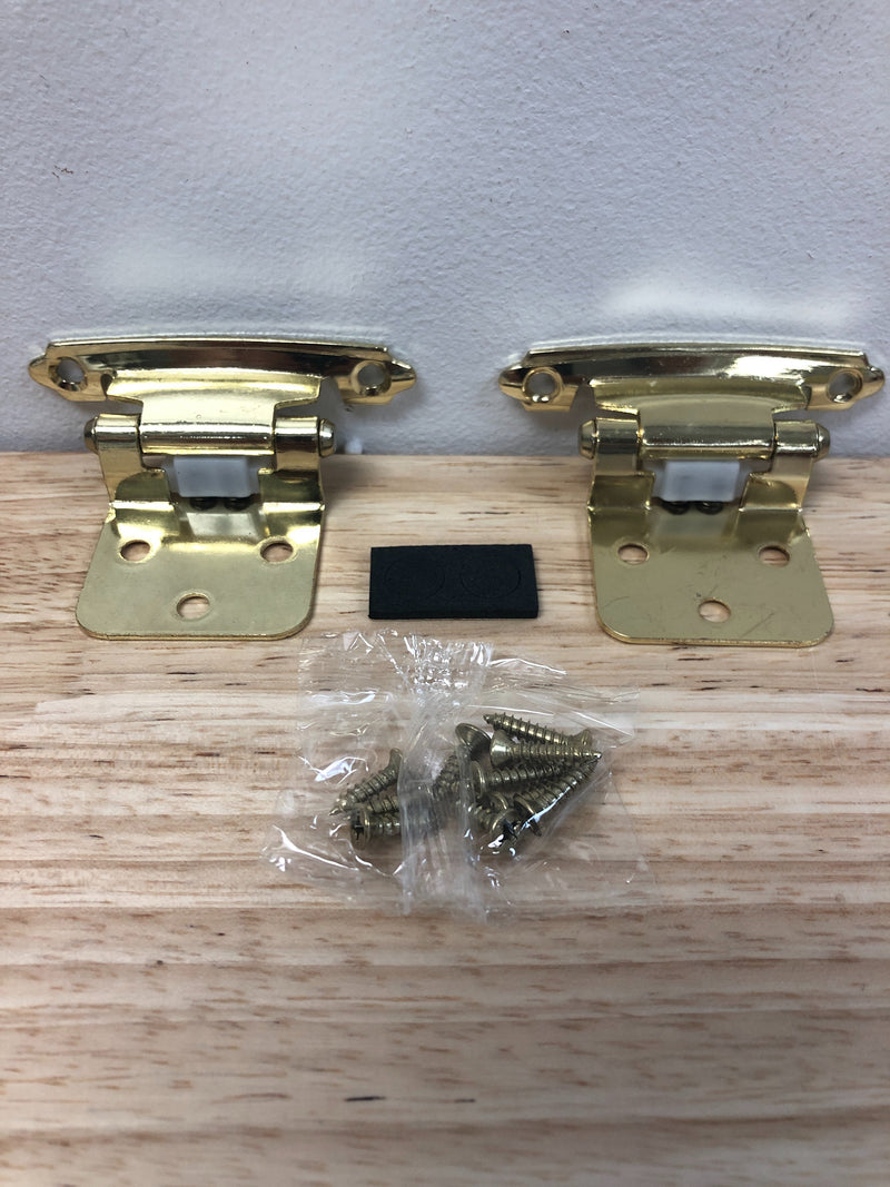 Amerock Pair of Variable Overlay Self-Closing Face Mount Hinges