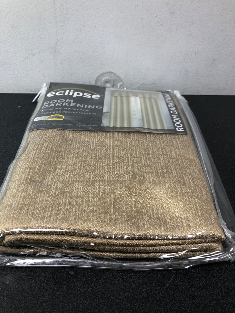 Eclipse 10299042X063GO Gold Rod Pocket Blackout Curtain - 42 in. W x 63 in. L