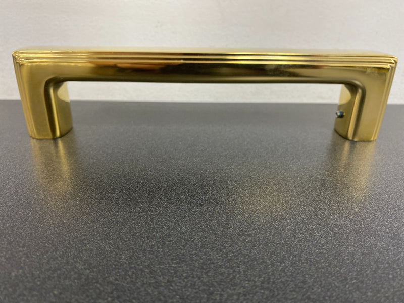 Emtek 86078US3NL Wilshire 8 Inch Center to Center Door Pull from the Classic Brass Collection - Unlacquered Brass