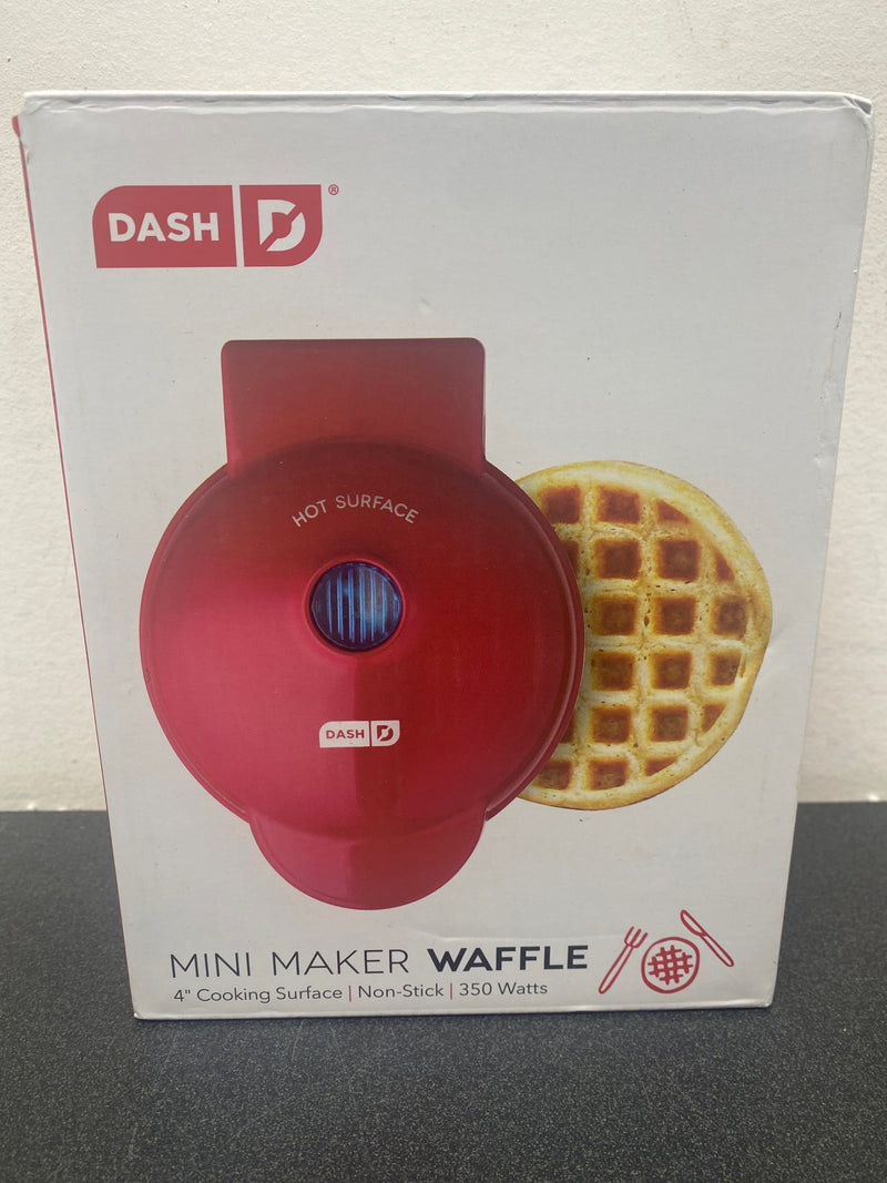 Dash go dmw001 mini - waffle maker - 350 w - red