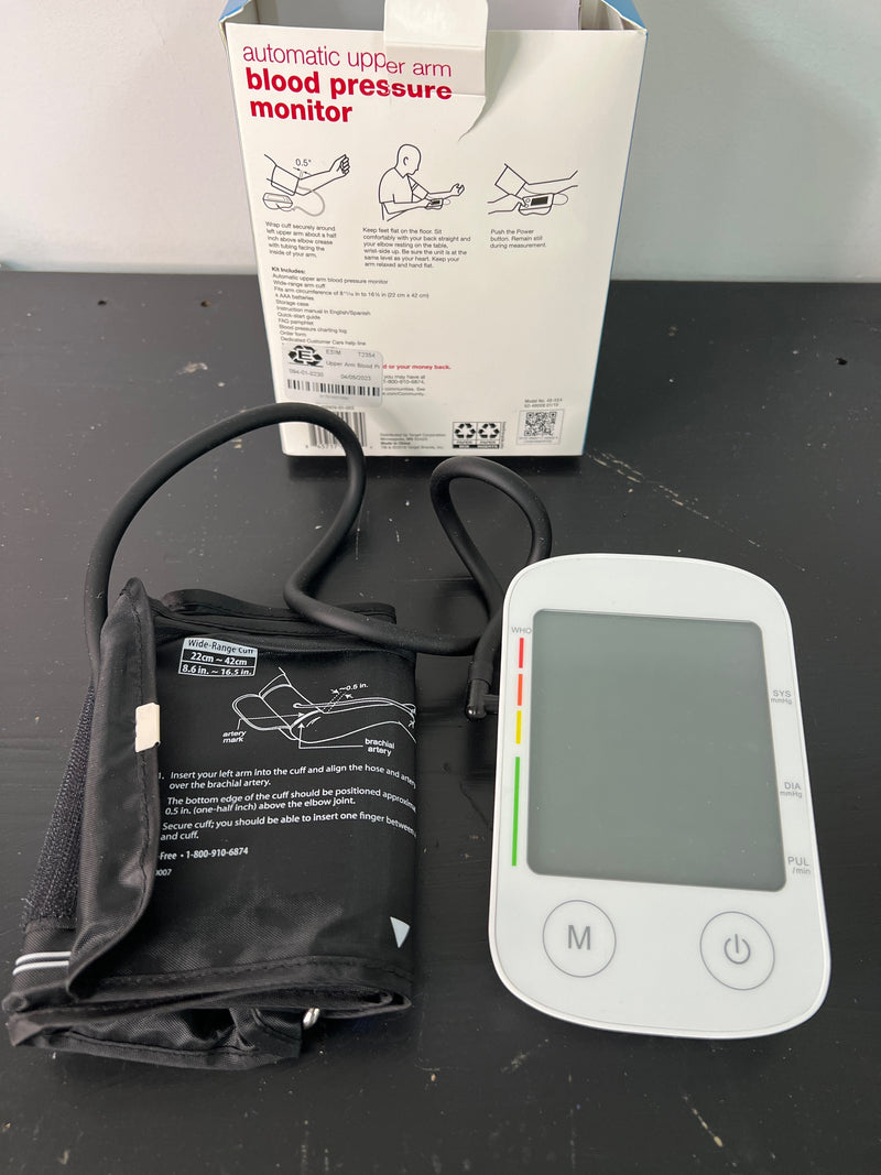 Up & up automatic upper arm blood pressure monitor