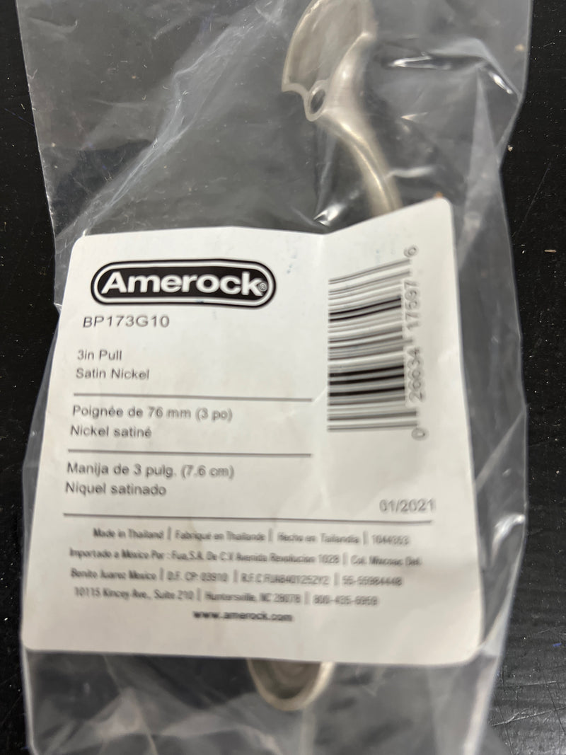 Amerock BP173G10 Allison Value 3 in. (76 mm) Satin Nickel Drawer Pull
