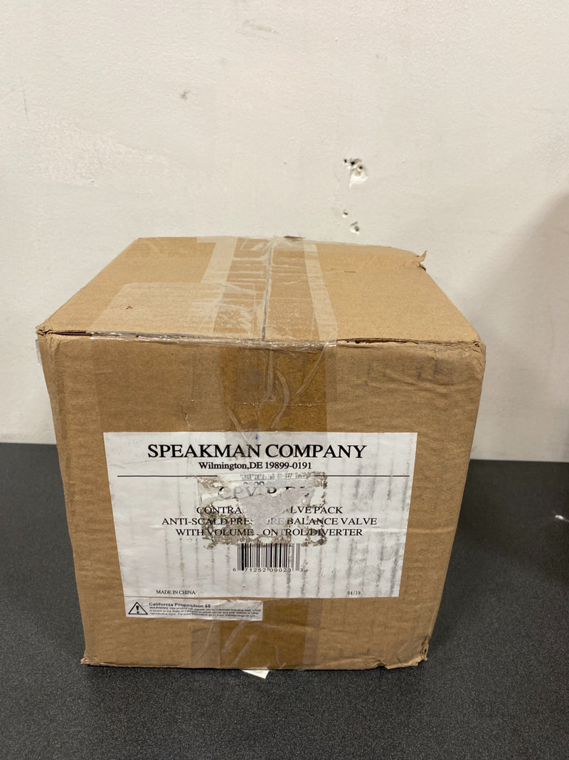 Speakman 1/2 in. x 1/2 in. Brass Sweat Pressure Balance Shower Valve with Diverter-CPV-P-DV