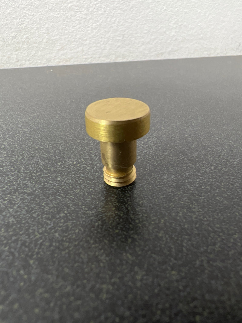 Emtek 2242US4 3/4 Inch Height Solid Brass Extended Button Tip for Hinge Pivot Stop - Satin Brass