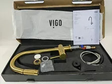 VIGO VG02008MG Kitchen Faucet in Matte Brushed Gold