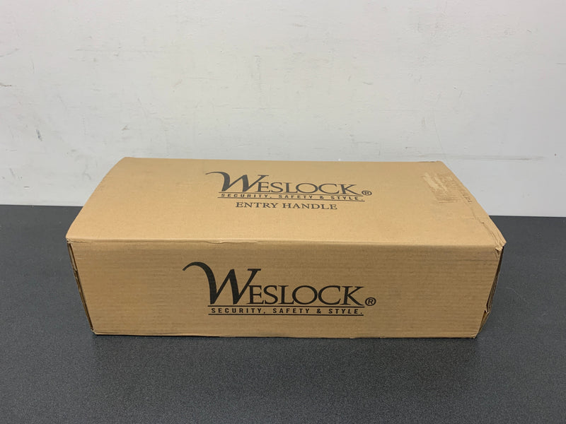 Weslock 07631-2--002D Stonebriar Series Single Cylinder Handleset from the Molten Bronze Collection - Black