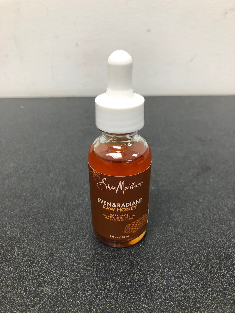 SheaMoisture Even and Radiant Face Serum Skin Care for Uneven Skin Tone Dark Spot Corrector with Raw Honey 1 fl oz